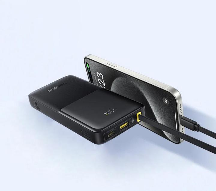Actual product image Baseus Powerbank Bipow 2 10000mAh 20W (Black) (10000 mAh, 20 W, 37 Wh)