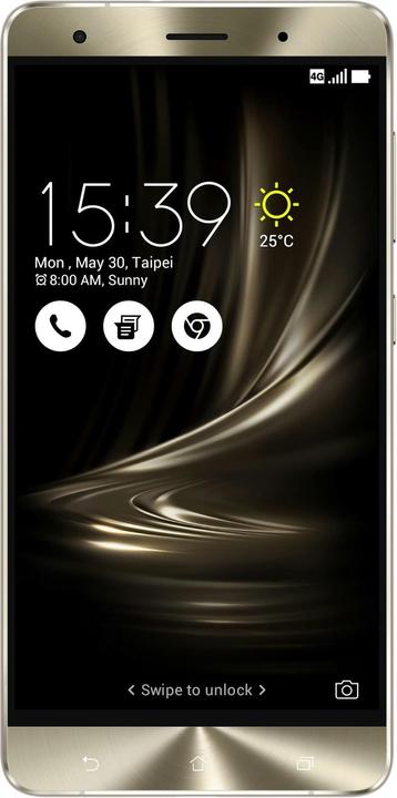 ASUS ZenFone 3 Deluxe ZS570KL (64 Go, Argent glaciaire, 5.70", Double SIM, 23 Mpx, 4G)