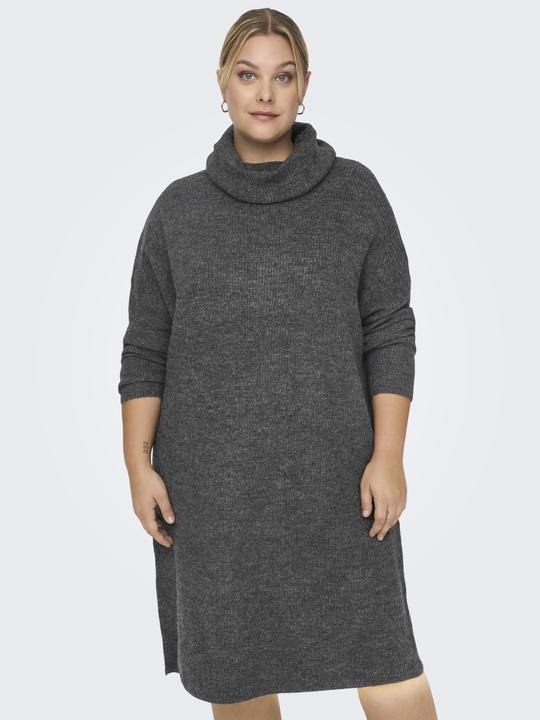 Produktbild Only Curvy Wasserfall-Ausschnitt Woll Strickkleid (M)