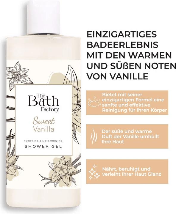 Actual product image The Bath Factory Vanille Duschgel 400ml (400 ml)