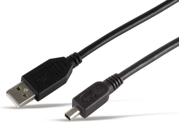 Actual product image Eneroid Mini USB cable, USB-A/USB-B mini 4-pin, 1 m (1 m, USB 2.0)
