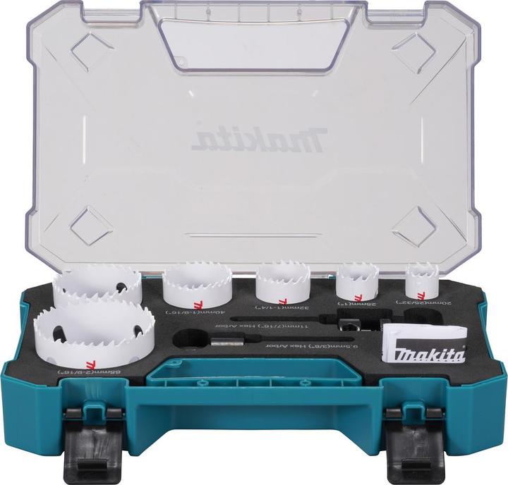 Actual product image Makita Hole saw set electrician 6tlg (20, 40, 51, 25.0 mm, 32.0 mm, 65 millimetres)