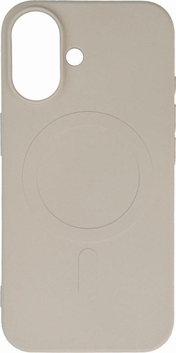 Produktbild Hurtel Liquid Silicone Case mit MagSafe für iPhone 16e - Beige (Apple iPhone 16e)