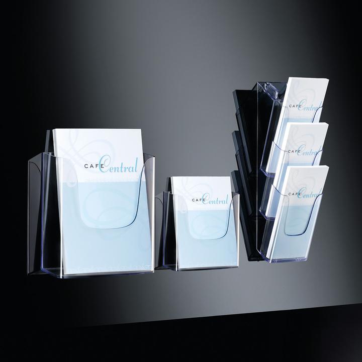 Actual product image Sigel Wall brochure holder with 3 compartments (A4)