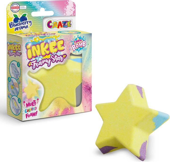 Craze Inkee Foamy Star (Badesalz)