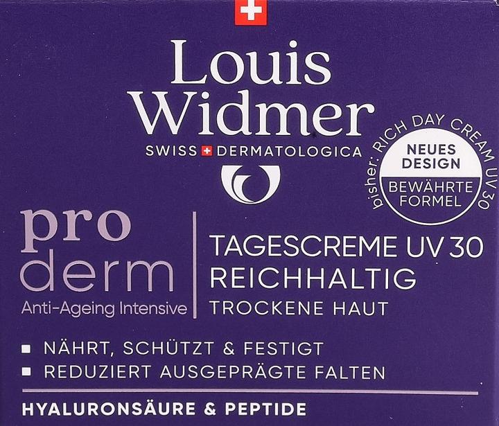 Actual product image Louis Widmer Proderm Tagescr UV30 rei par 50ml (50 ml, Day cream, SPF 30)