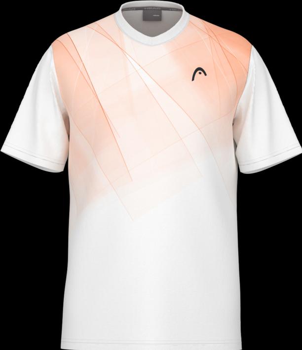 Head Topspin T-Shirt Print Vision/Campfire Orange Man (XXL)