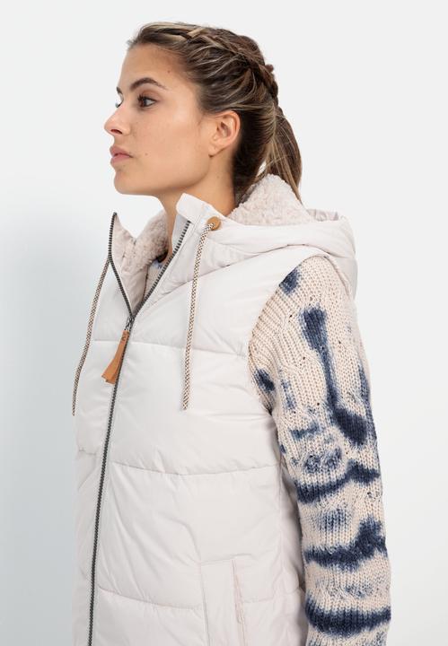 Actual product image Camel Active Long puffer waistcoat with hood (44)