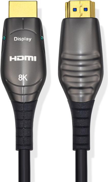 Image du produit Audiolab Câble HDMI fibre optique 8K/60Hz, 10m, noir (10 m, HDMI)