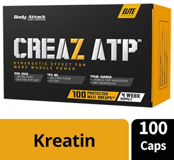 Actual product image Body Attack CREAZ ATP (100 Caps) (100 Piece, Capsules)