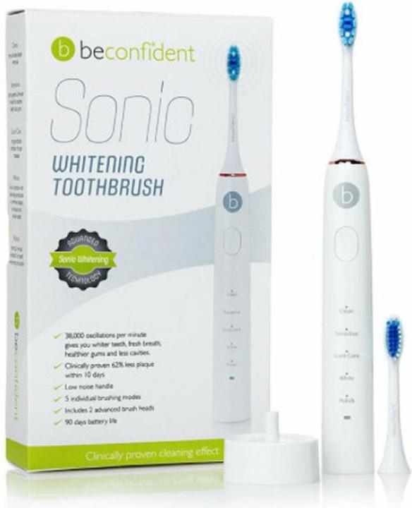 Beconfident SONIC electric whitening toothbrush #white/rose gold (Body Butter)