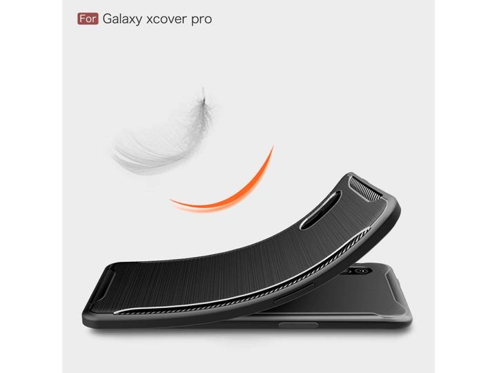 Immagine prodotto Screenguard Samsung Galaxy XCover Pro Cover Carbon Brushed Soft TPU (Samsung Galaxy Xcover Pro)