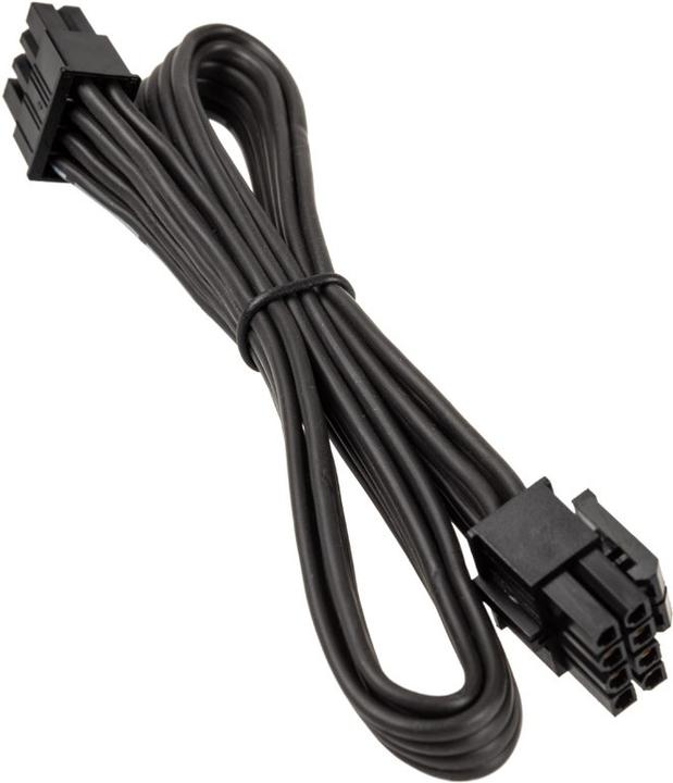 Actual product image Silverstone 8 pin ATX to 4+4 pin cable 350mm