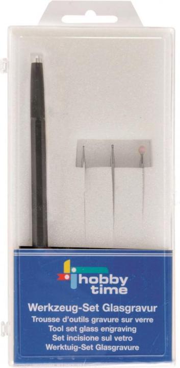 Produktbild hobbytime Werkzeug-Set Glasgravur