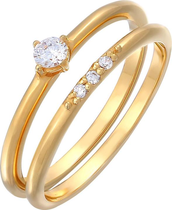 Elli Kristall Ring (50, 925 Silber)