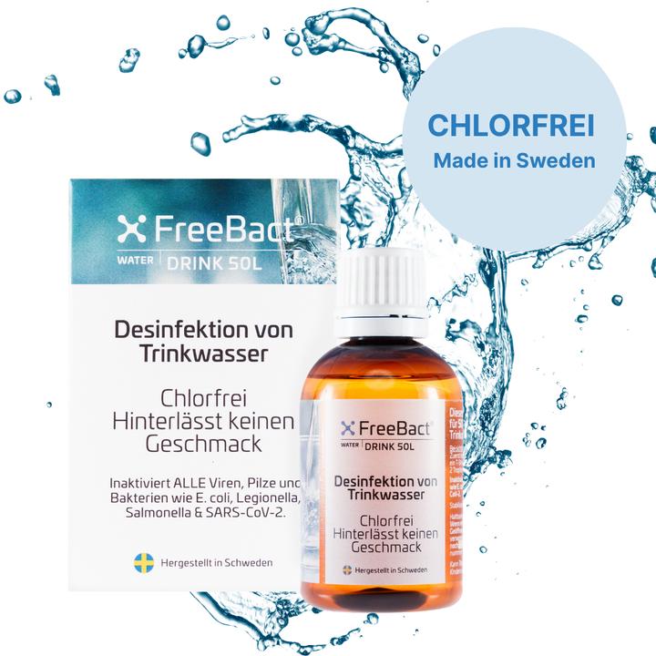 Actual product image Xinix Freebact Drink 50L Trinkwasserdesinfektion