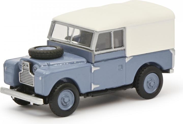 Actual product image Schuco Land Rover 88 blue 1:87