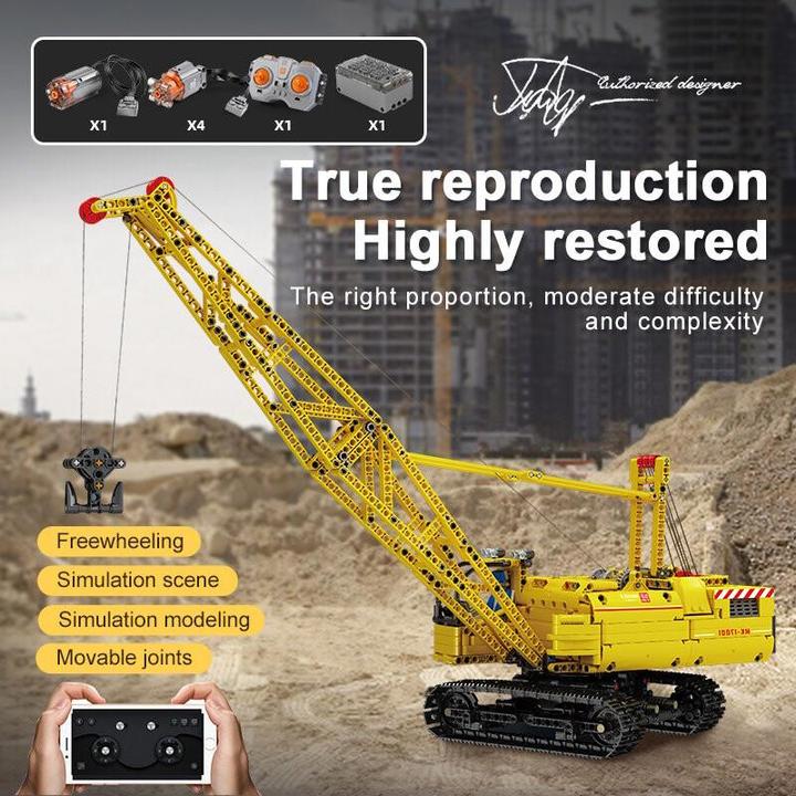 Image du produit Mould King Grue sur chenilles