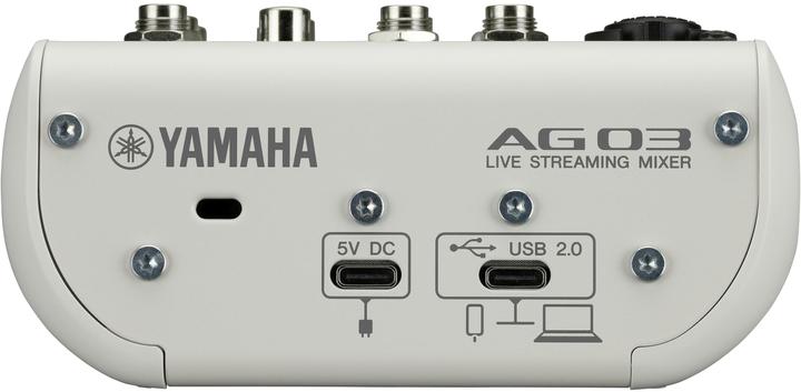 Produktbild Yamaha AG03MK2W Konsolen-Mischpult USB-Anschluss (Studio- und Livemixer)