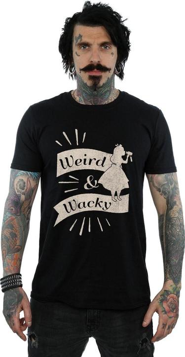 Actual product image Disney Mens Alice In Wonderland Weird And Wacky T-Shirt (XL)