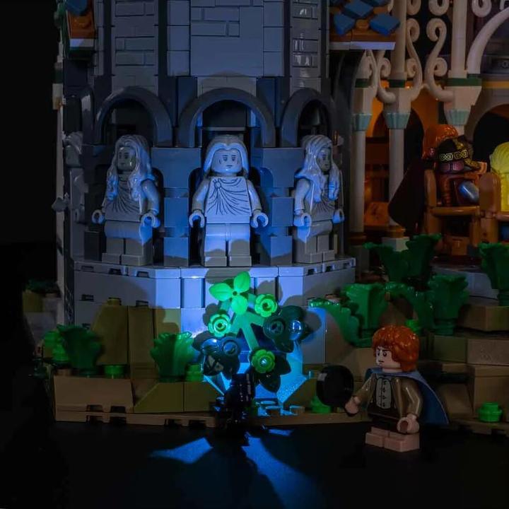 Actual product image Light my bricks LEGO The Lord of the Rings Rivendell #10316 Light Kit
