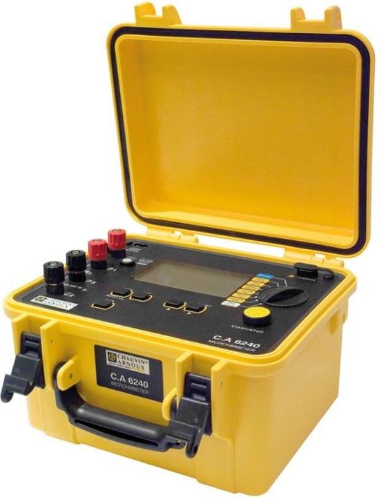 Actual product image Chauvin Arnoux C.A 6240 Microohm Meter, CAT III 50 V (CAT III)