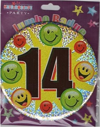 Kaleidoscope Jumbo Abzeichen 14. Geburtstag