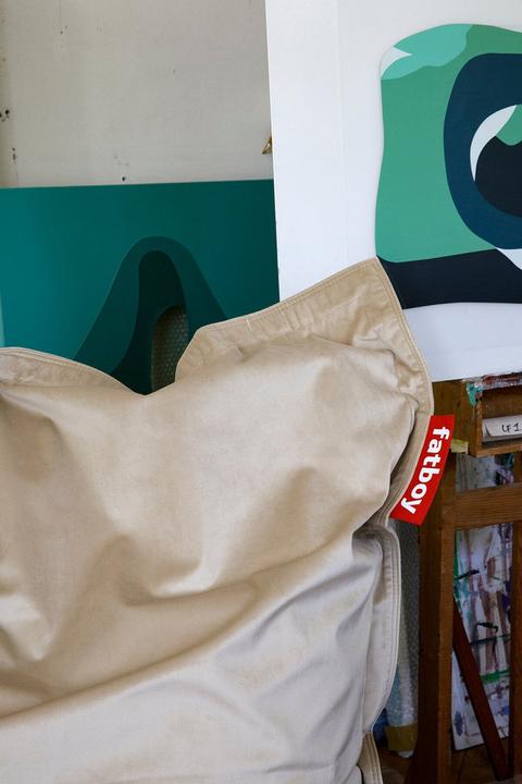 Image du produit Fatboy Pouf Original Slim Velvet Taupe