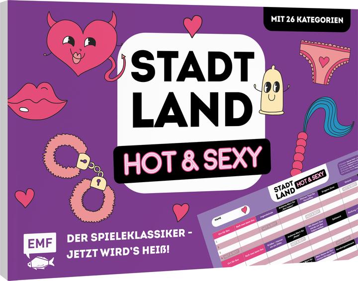 Produktbild Stadt, Land, Hot and Sexy – Der Spieleklassiker – Jetzt wird's heiss! (Deutsch)