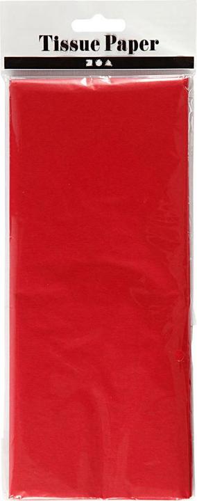 Produktbild Creativ Company Seidenpapier Rot 10 Blatt 14 gr, 50x70cm (14 g/m², 10 x)