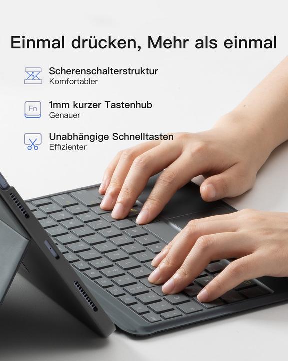Immagine prodotto Inateck Keyboard iPad 04112 gray (KB04112 gray)