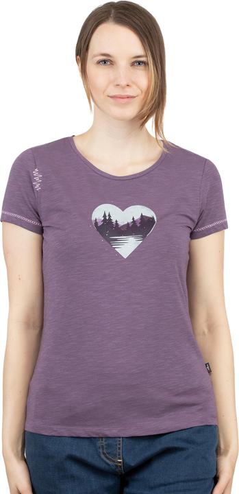 Actual product image Chillaz Women's Gandia Mountain Heart T-Shirt (38, M)