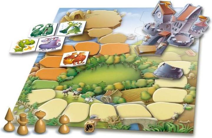 Actual product image Logis LGI10004 - Drago-Tuku, Board Game, for 2-4 Players, from 5 Years (English)