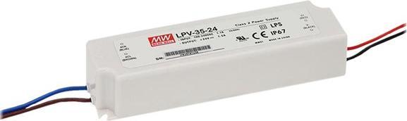 Actual product image MeanWell LED Driver Power Supply LPV-35-24