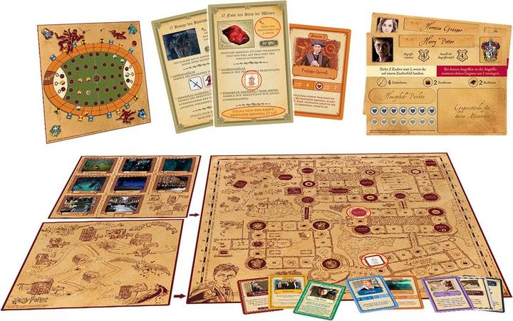 Actual product image Asmodée Harry Potter: A Year at Hogwarts (German)