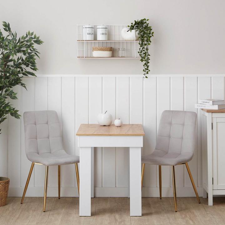 Image du produit Homestyle4u Table de salle à manger avec 2 chaises Set