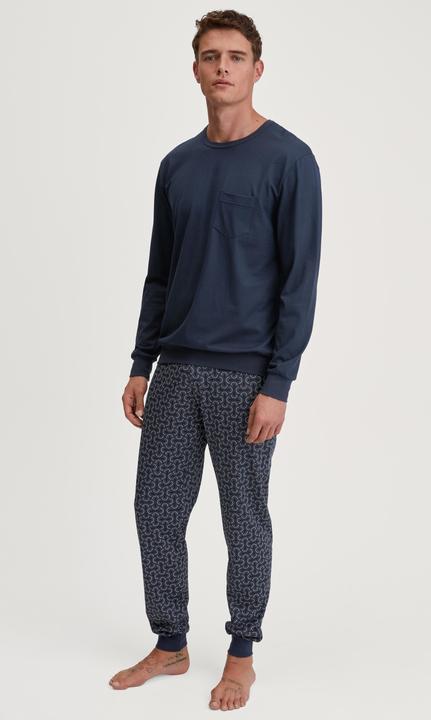 Produktbild Calida Relax Imprint Bündchen-Pyjama (L)