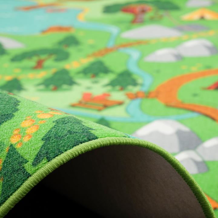 Produktbild Snapstyle Kinder Spiel Teppich Campingplatz (200 x 200 cm)