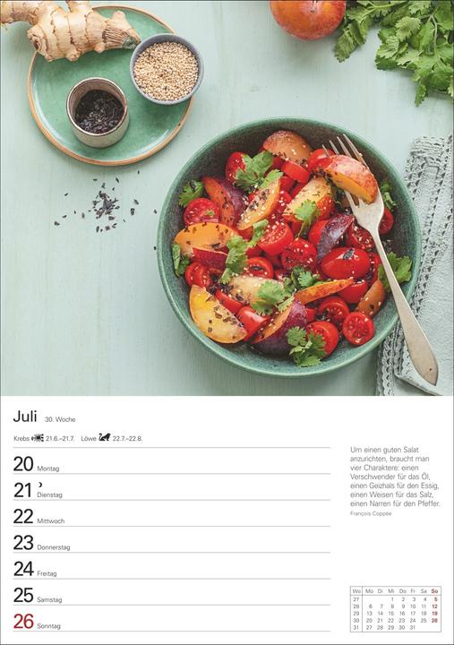 Produktbild Harenberg Küchenkalender Wochenplaner 2026 - 53 inspirierende Fotografien (Deutsch)