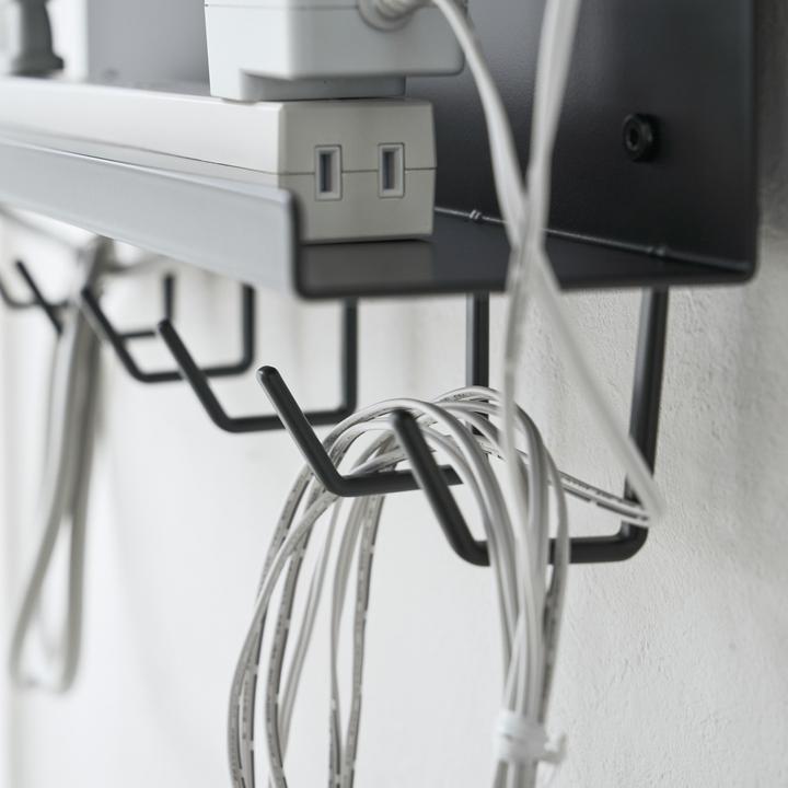Actual product image Yamazaki SMART under-counter cable and router organiser