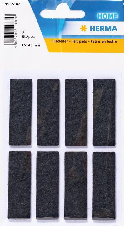 HERMA Felt gliders (Felt gliders, 6 Piece)