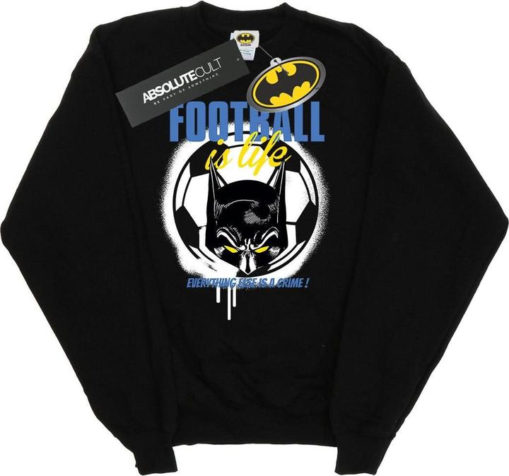 Batman Football is Life Sweatshirt Jungen