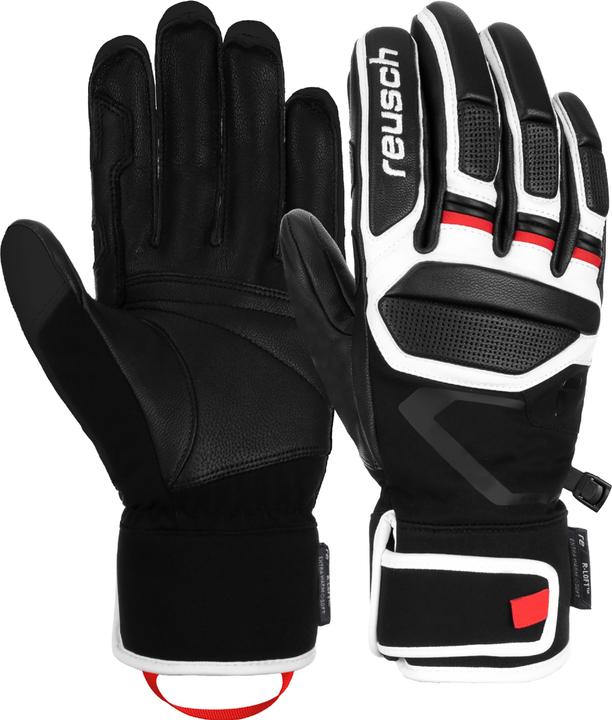 black-white-fire red