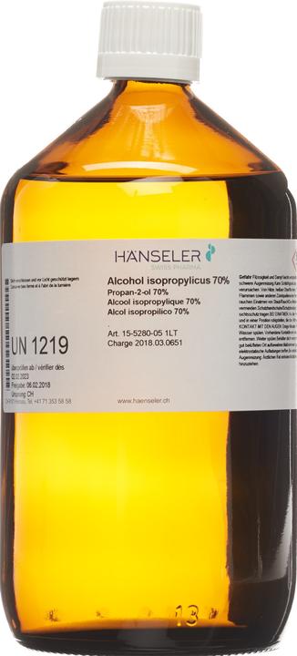 Hänseler Alcohol isopropylic 70 % 1 lt (1000 ml)