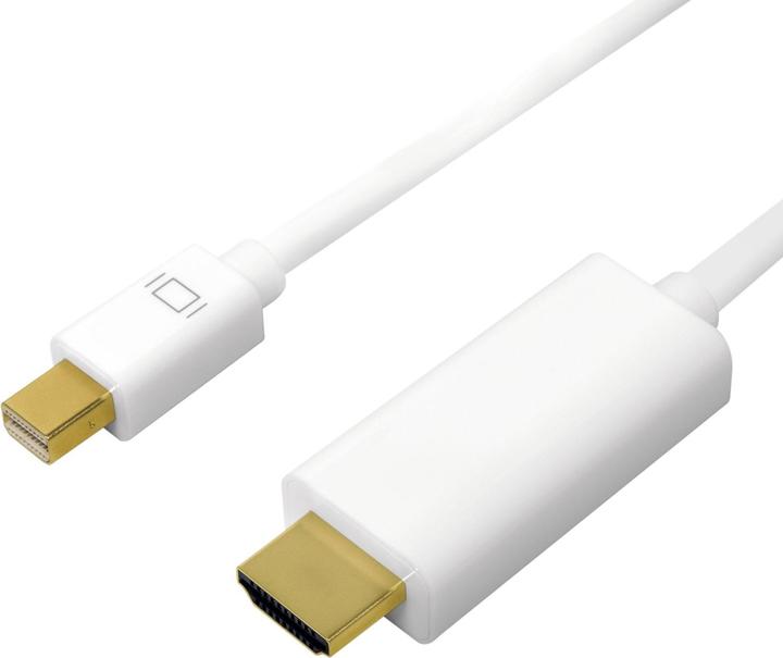 Actual product image LogiLink Mini DisplayPort — HDMI (Typ A) (2 m, DisplayPort)