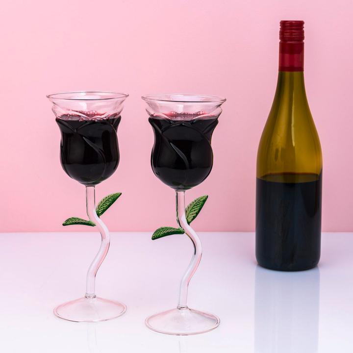 Produktbild Mikamax Rose Wine Glass Set (20 cl, 2 Gläser, Rotweingläser)