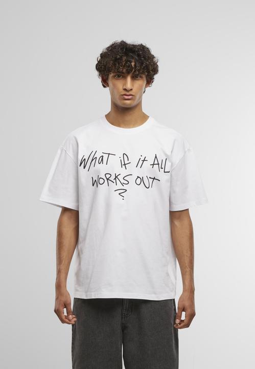Actual product image Mister Tee MisterTee It All Works Out Wording Oversize Tee - 201313 (XXL)