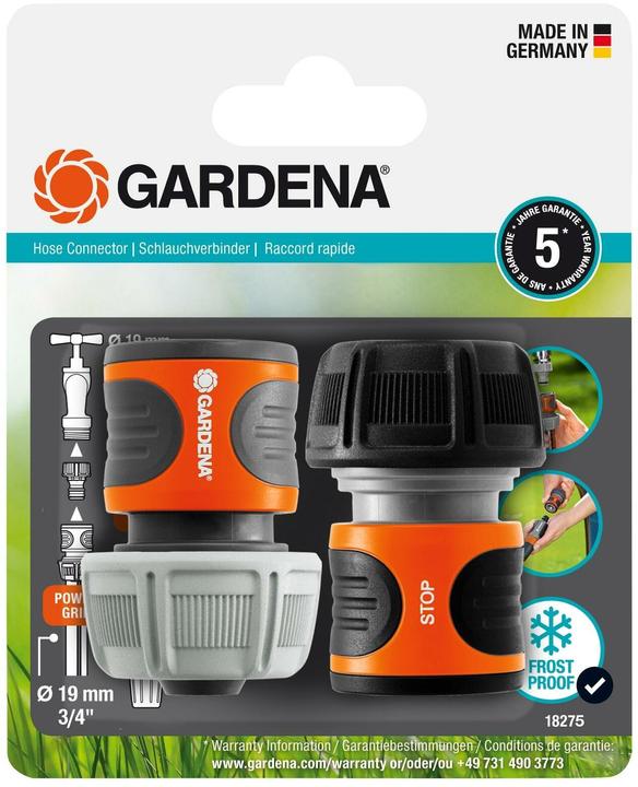 Produktbild Gardena Schlauchverbinder-Satz (Schlauchverbinder, 19 mm)