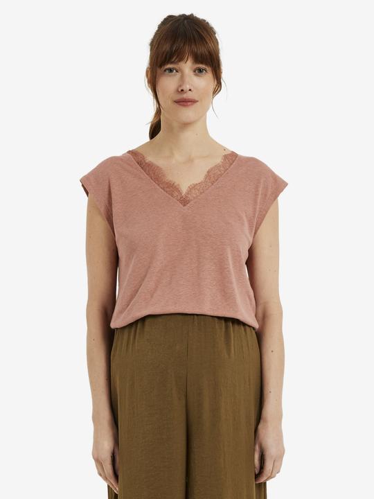 Vertbaudet Wendbares Umstands-Shirt aus Leinenmix