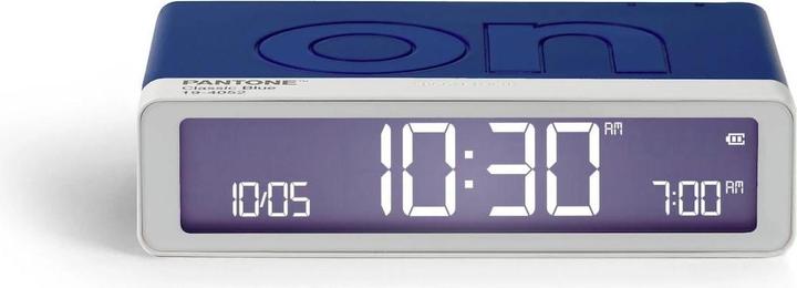 Actual product image Lexon Digitalwecker Flip Classic Pantone Classic Blue